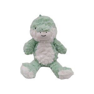 The Peanutshell Rex Dinosaur Plush Stuffed Animal Green White Peanut Shell